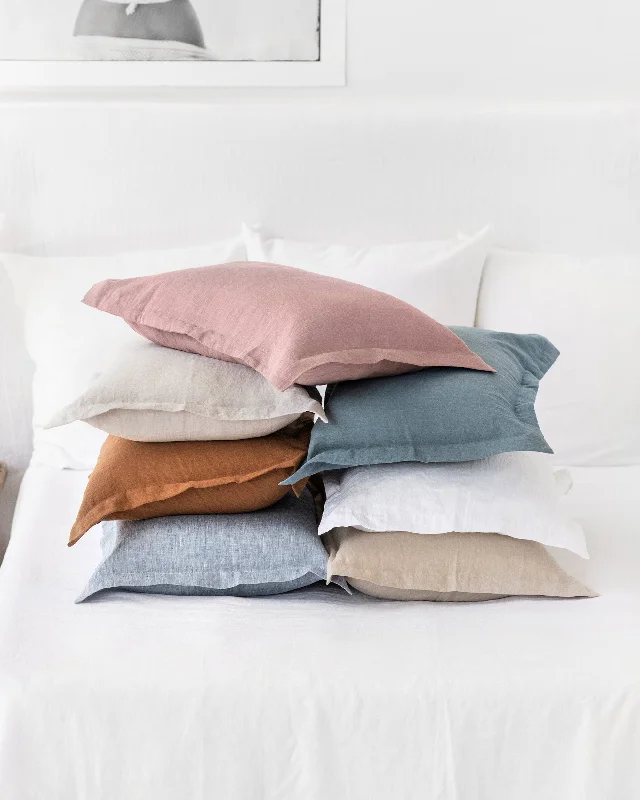 Weekend Limited-Time Offers Linen pillow sham in Striped in natural