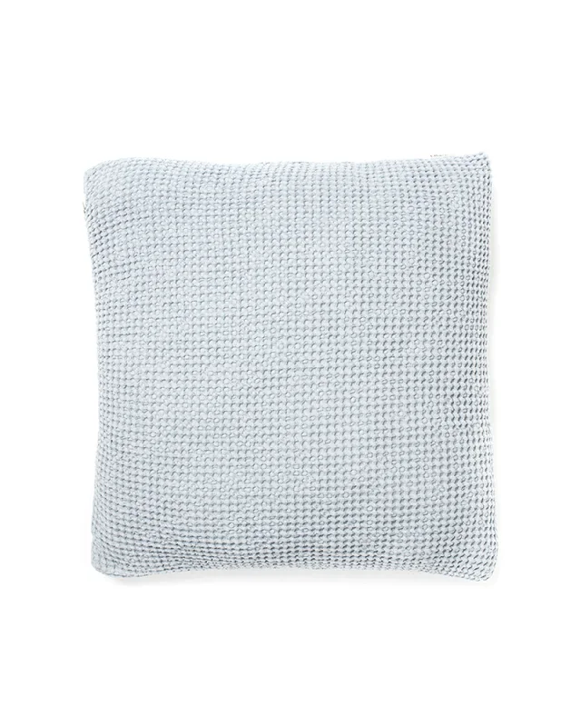 Extra Discount Waffle throw pillow cover in Light gray
