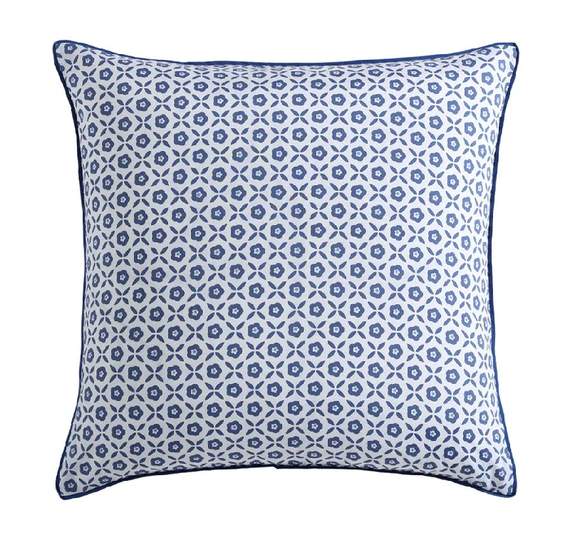 Super Savings Avila European Pillowcase Blue