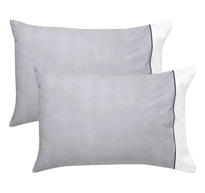 Weekend Hot Prices Essex Standard Pillowcase Pair Navy