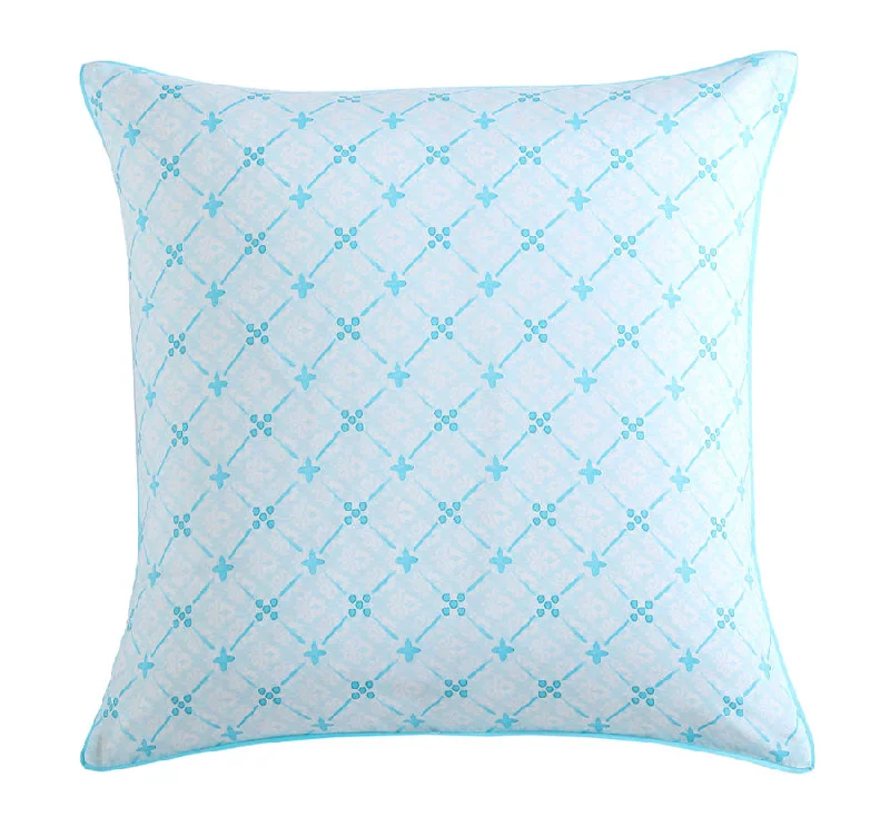 Weekend Bargain Time Parakeeta European Pillowcase Aqua