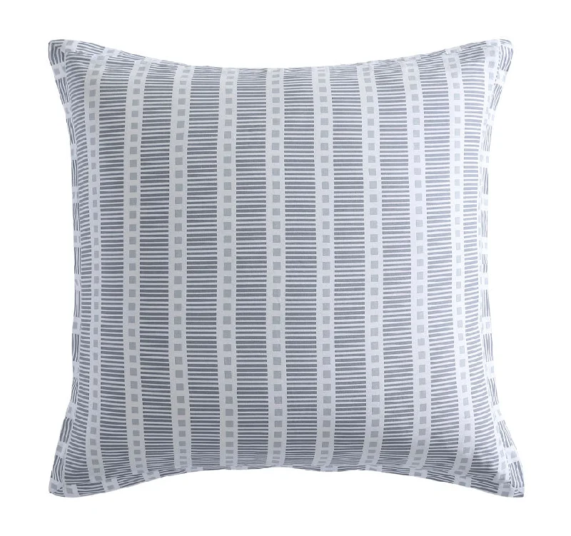 Final Sale Event Urban Stripe European Pillowcase Charcoal