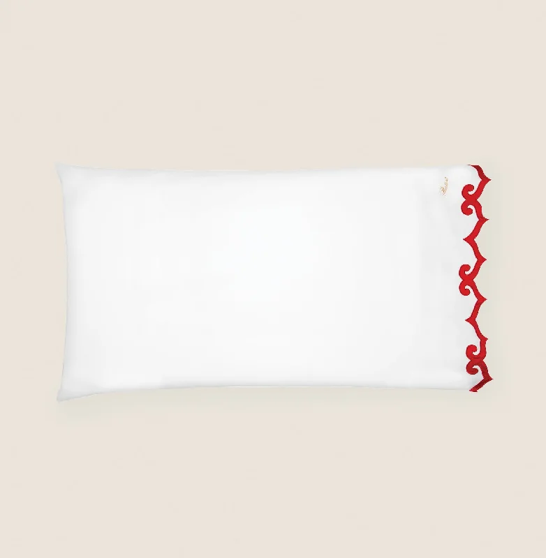 WHITE/SCARLET
