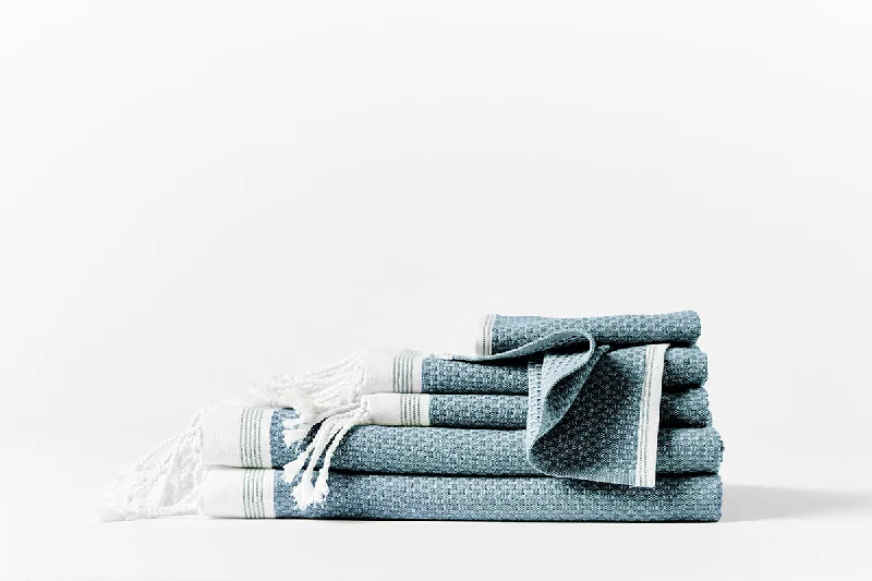 Exclusive Weekly Sale Mediterranean Organic Towels - Set of 6