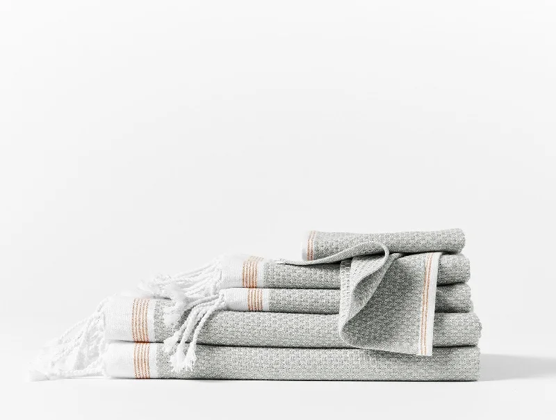 Deep Pewter w/ Tangerine Stripe