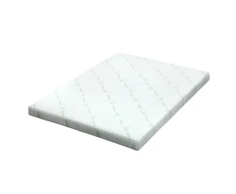 Weekend Shop Now Memory Foam Mattress Topper Cool Gel Bed Mat Bamboo 10cm