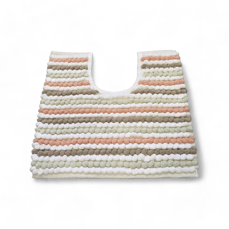 Weekend Exclusive Discounts Merlin Stripe Chunky Bobble Pedestal Mat Blush