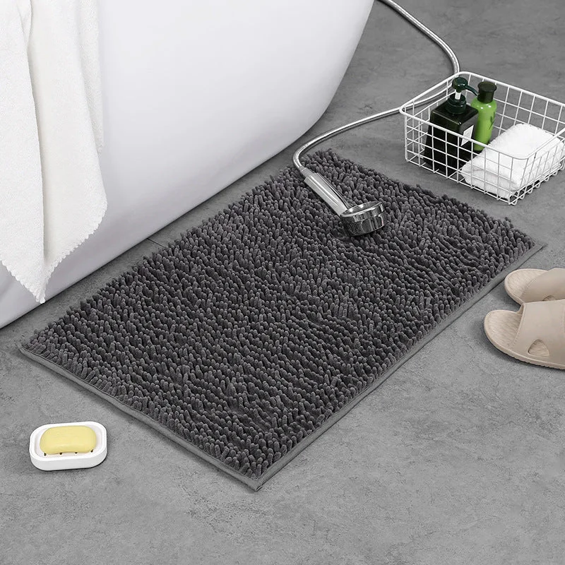 Massive Price Cuts Microfiber anti Slip Bath Mat-10421 Grey