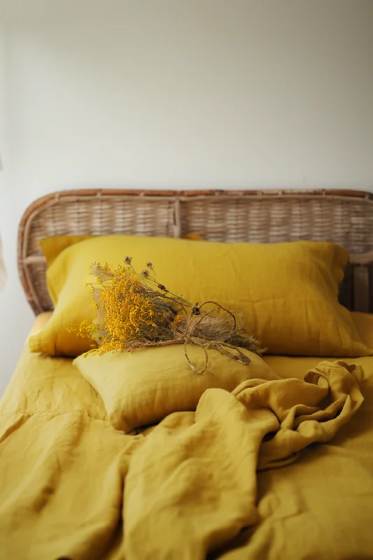 Limited Quantity Mustard pillowcase