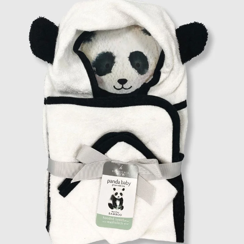 Weekend Price Slash Day BedVoyage Panda Baby viscose from Bamboo Hooded Bath Towel Set 2piece Set Weekend Price Slash Day BedVoyage Panda Baby viscose from Bamboo Hooded Bath Towel Set 2piece Set