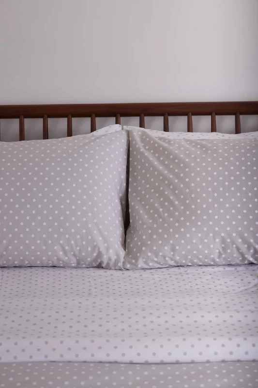 Weekend Price Slash Event Foxford Nacre Polka Dot Pillowcase