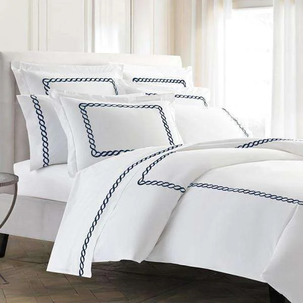 Weekend Shopping Highlights Pisano Eucalyptus Percale Embroidered Pillow Shams