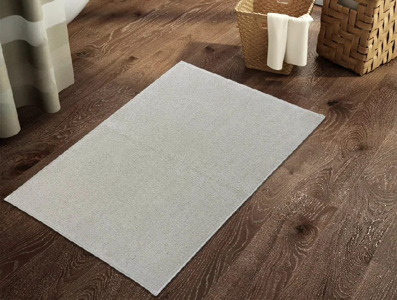 Weekend Deal Rush Anti Skid Linen Drylon Large Bath Mat - Raang By Welspun