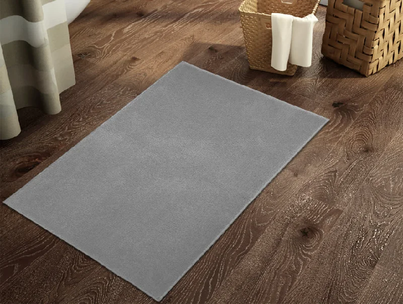 Shop More, Save More Anti Skid Vapor Blue Drylon Large Bath Mat - Raang By Welspun