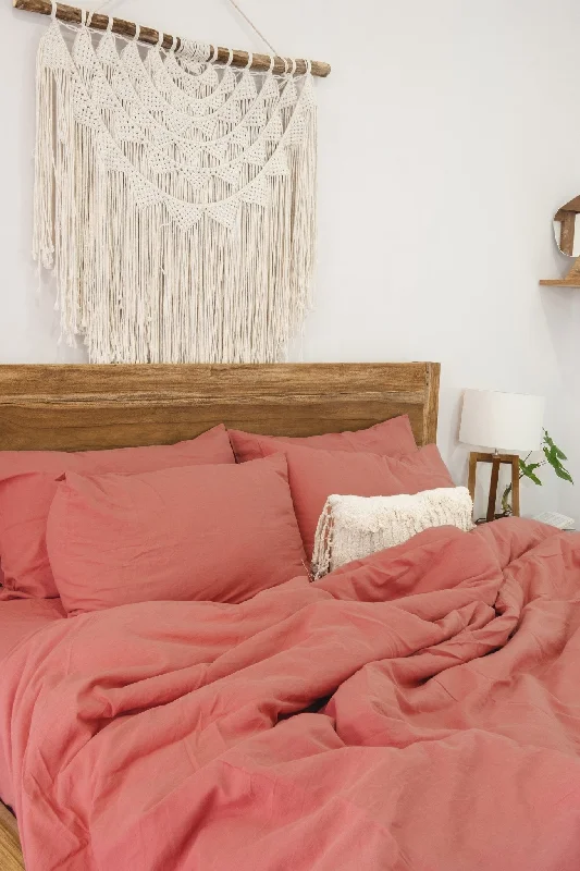 Weekend Steals and Deals Rust pink pillowcase