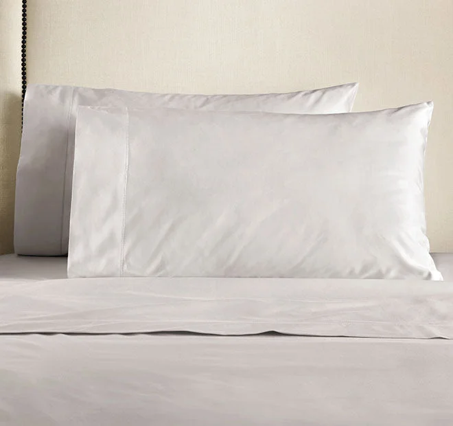 Weekend Super Sale Hotel Luxury 1000THC Cotton Sateen King Pillowcase Pair Dove