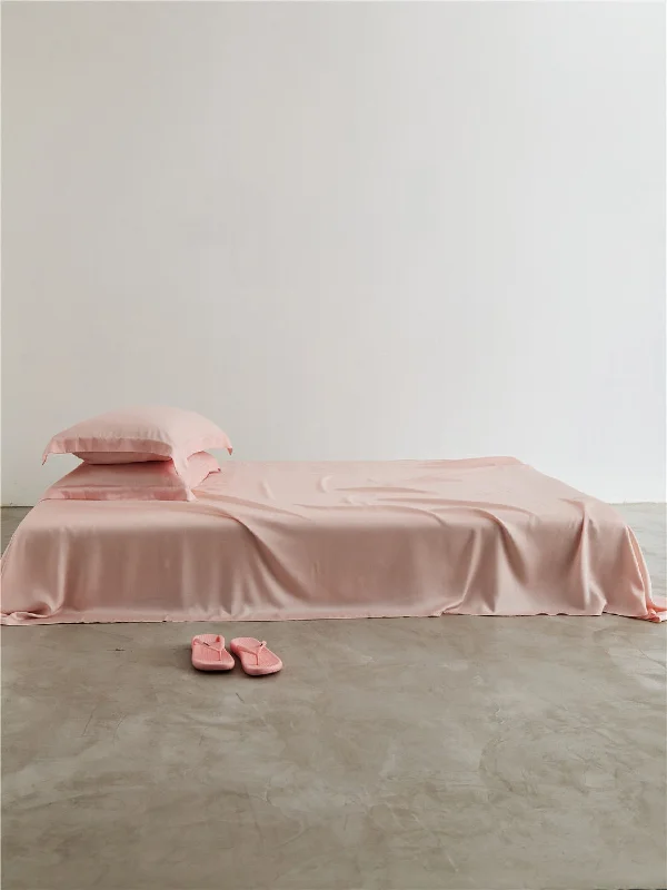 Big Discount Event Silky Solid Tencel Sheet / Pink