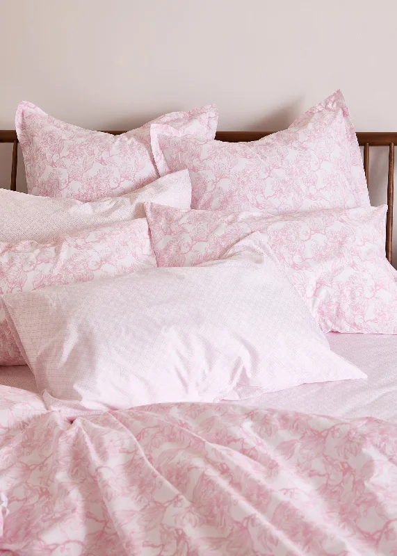 Grab It Now Foxford Pink Trellis Pillowcase Set