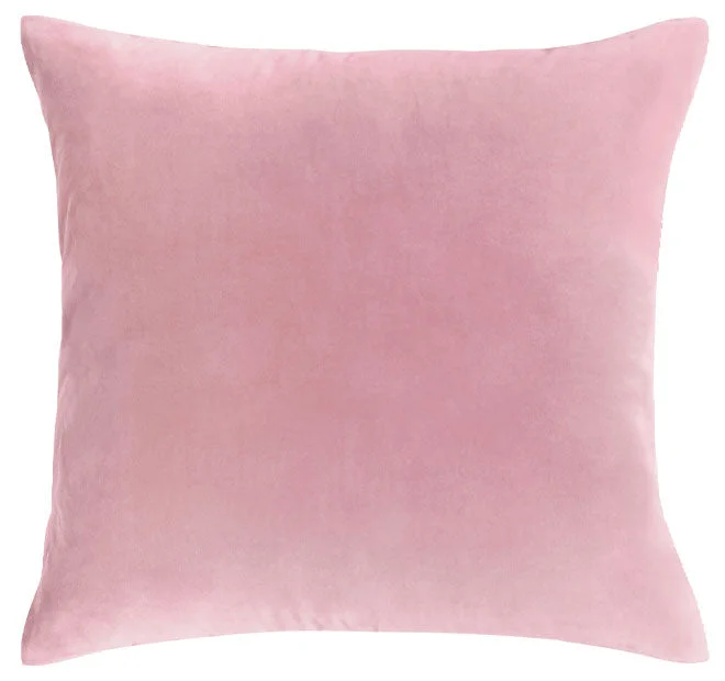 Shop & Save Instantly Cotton Velvet European Pillowcase Smokey Rose