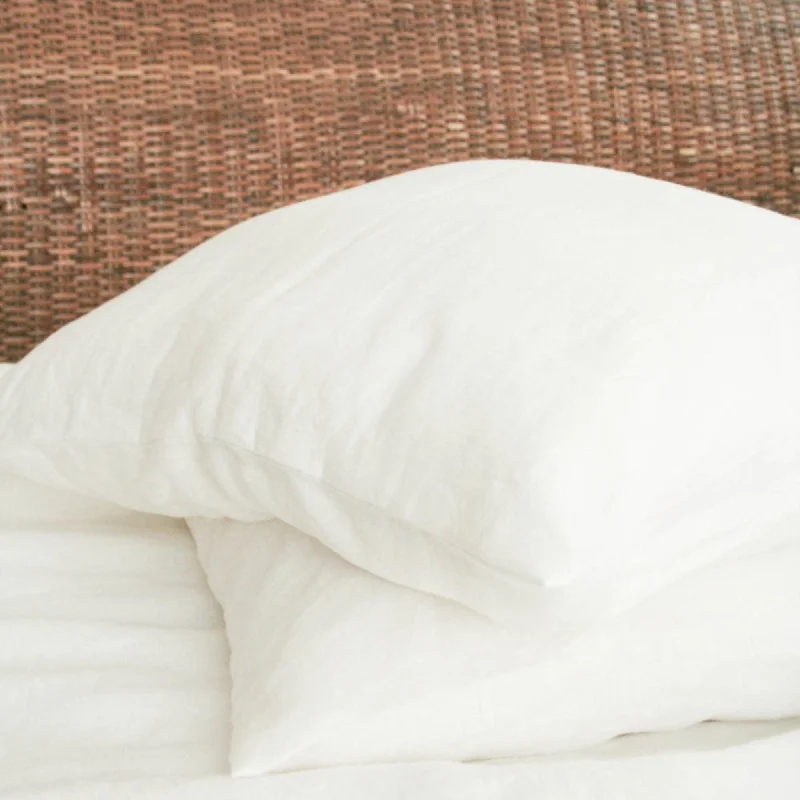 Weekend Bargain Bonanza White Linen Pillow Case