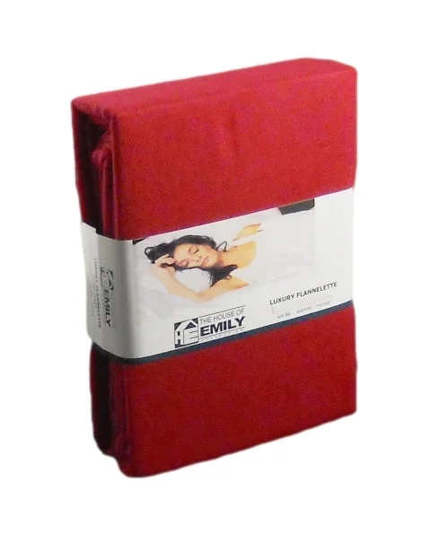 Exclusive Discounts Just for You 4 FT Small Double Brushed Cotton Flannelette 12" Extra Deep Fitted Sheet Red Exclusive Discounts Just for You 4 FT Small Double Brushed Cotton Flannelette 12" Extra Deep Fitted Sheet Red