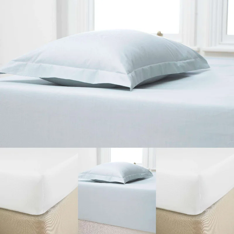 Shop More, Save More 30cm Deep, 100% Egyptian Cotton 400 Thread Count Fitted Sheet