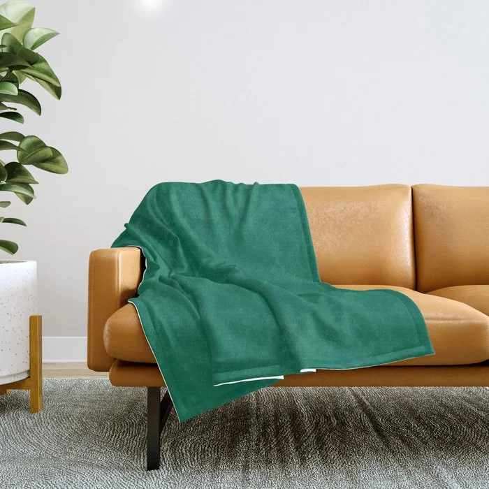 Exclusive Deals Abundant Dark Aquamarine Green Blue Solid Color Pairs To Sherwin Williams Starboard SW 6755 Throw Blanket Exclusive Deals Abundant Dark Aquamarine Green Blue Solid Color Pairs To Sherwin Williams Starboard SW 6755 Throw Blanket