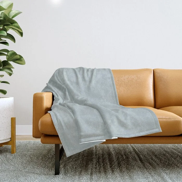 Hot Deals Airy Light Pastel Blue Gray / Grey Solid Color Pairs To Sherwin Williams Niebla Azul SW 9137 Throw Blanket Hot Deals Airy Light Pastel Blue Gray / Grey Solid Color Pairs To Sherwin Williams Niebla Azul SW 9137 Throw Blanket