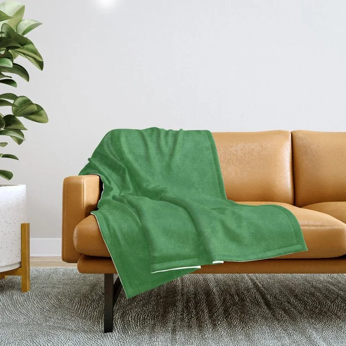 Super Low Prices All About The Greens Shamrock / Emerald / Parakeet Green Solid Color Pairs To Sherwin Williams Envy SW 6925 Throw Blanket Super Low Prices All About The Greens Shamrock / Emerald / Parakeet Green Solid Color Pairs To Sherwin Williams Envy SW 6925 Throw Blanket