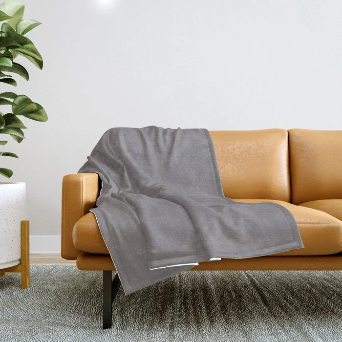 Shop More, Save More Armadillo Mid Tone Grey Solid Color Pairs To Sherwin Williams Sensuous Gray SW 7081 Throw Blanket Shop More, Save More Armadillo Mid Tone Grey Solid Color Pairs To Sherwin Williams Sensuous Gray SW 7081 Throw Blanket