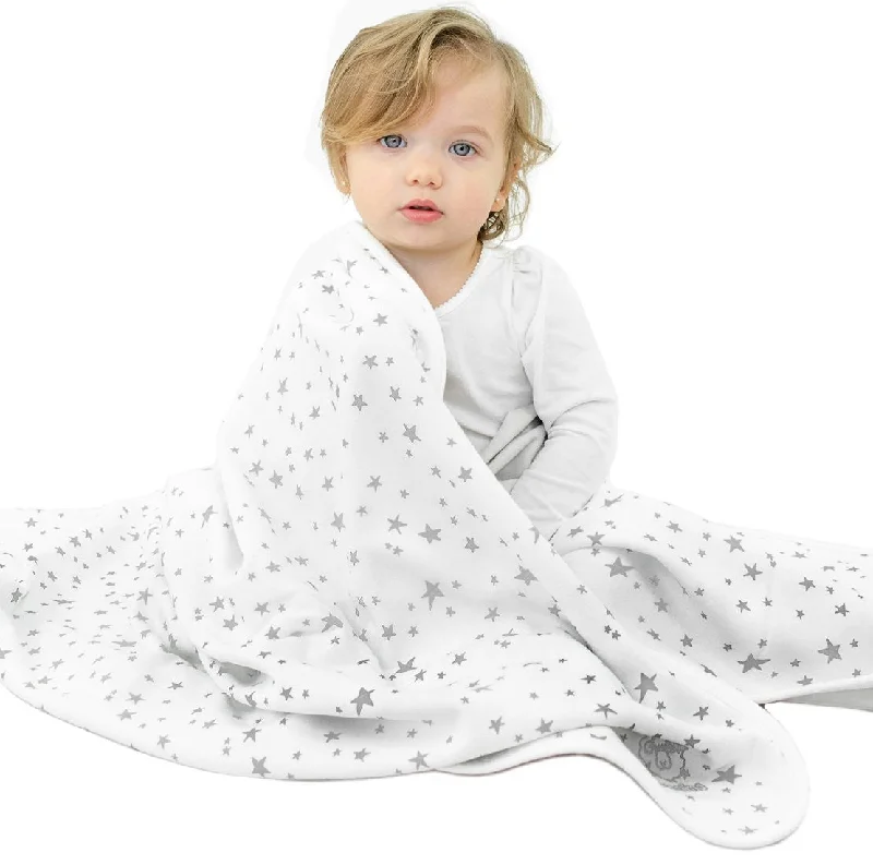 Only for You 4 Season® Stroller Merino Wool & Organic Cotton Baby Blanket, 40" x 31.5", Star White Only for You 4 Season® Stroller Merino Wool & Organic Cotton Baby Blanket, 40" x 31.5", Star White