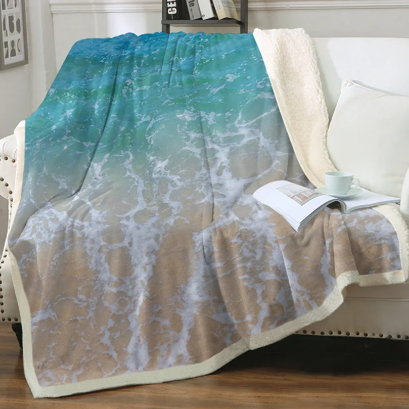 Weekend Exclusive Discounts Beach Soft Sherpa Blanket