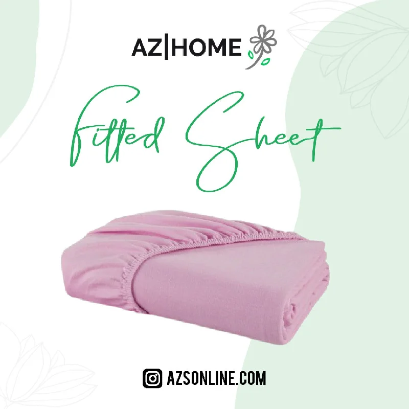 Weekend Only Steals Bed Fitted Sheet Jersey-Pink