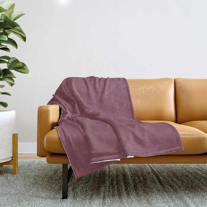 Weekend Flash Markdown Behr Sugar Beet (Dark Pink Purple) M130-7 Solid Color Throw Blanket Weekend Flash Markdown Behr Sugar Beet (Dark Pink Purple) M130-7 Solid Color Throw Blanket
