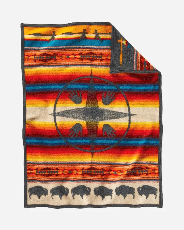 Limited Offer Big Medicine Circle of Life Crib Blanket