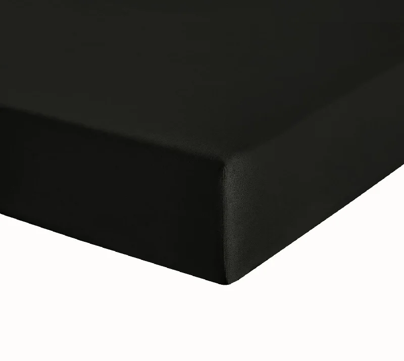 Best Price Ever Black King Size Fitted Sheet 10" Deep Fully Elasticated
