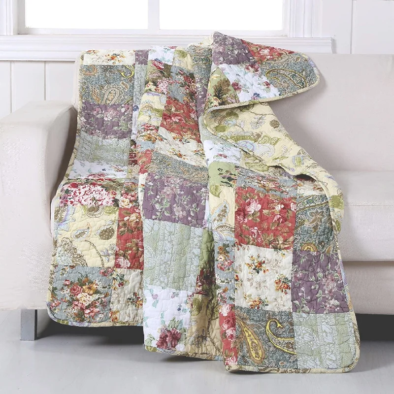 Weekend Offers Galore Blooming Prairie Quilted Throw