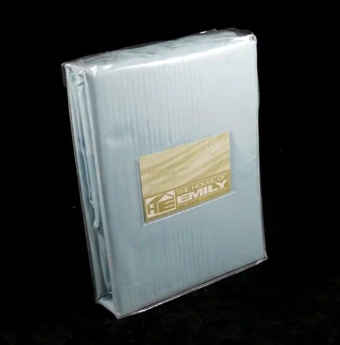 Limited Time Only Blue Superking Fitted Sheet 100% Cotton Sateen Fully Elasticated
