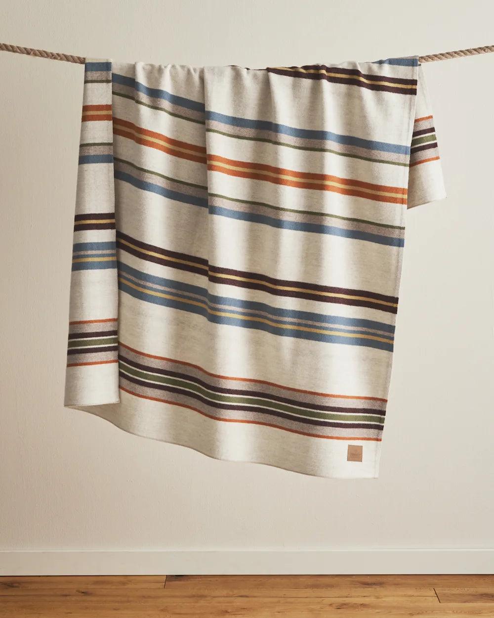 Super Deal Bridger Stripe Wool Throw - 2 Colors