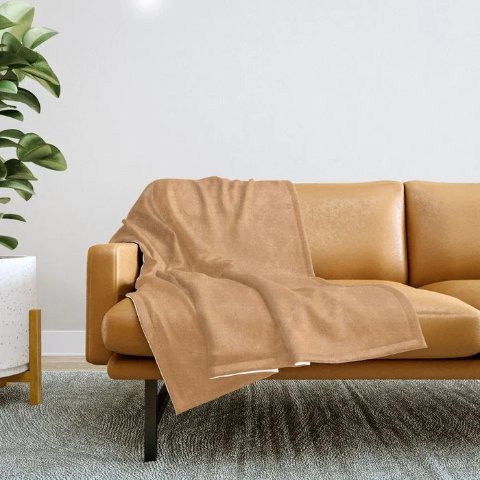 Weekend Shopping Rush Bright Apricot Solid Color - Accent Shade - Matches Sherwin Williams Adventure Orange SW 6655 Throw Blanket Weekend Shopping Rush Bright Apricot Solid Color - Accent Shade - Matches Sherwin Williams Adventure Orange SW 6655 Throw Blanket