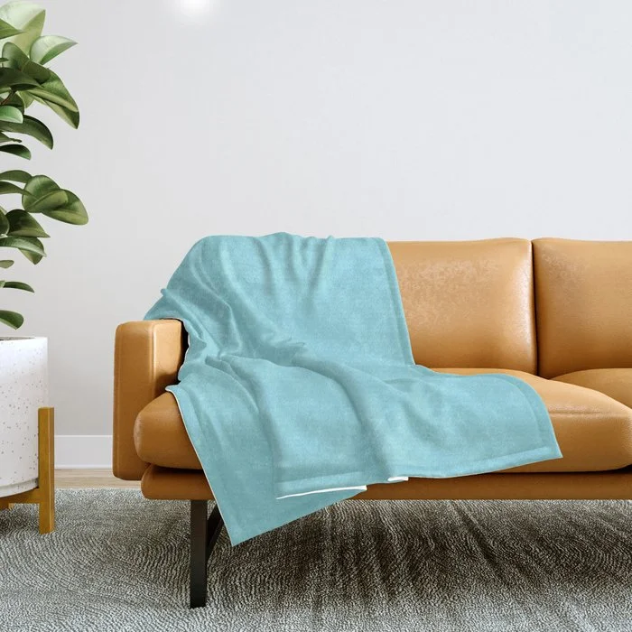 Weekend Flash Deals Bright Aqua Solid Color Pairs 2022 Spring / Summer Trending Hue Pantone Tanager Turquoise 13-4720 Throw Blanket Weekend Flash Deals Bright Aqua Solid Color Pairs 2022 Spring / Summer Trending Hue Pantone Tanager Turquoise 13-4720 Throw Blanket