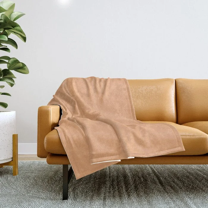 Weekend Buy More Save More Bright Mid-tone Peach Solid Color Accent Shade / Hue Matches Sherwin Williams Tangerine SW 6640 Throw Blanket Weekend Buy More Save More Bright Mid-tone Peach Solid Color Accent Shade / Hue Matches Sherwin Williams Tangerine SW 6640 Throw Blanket