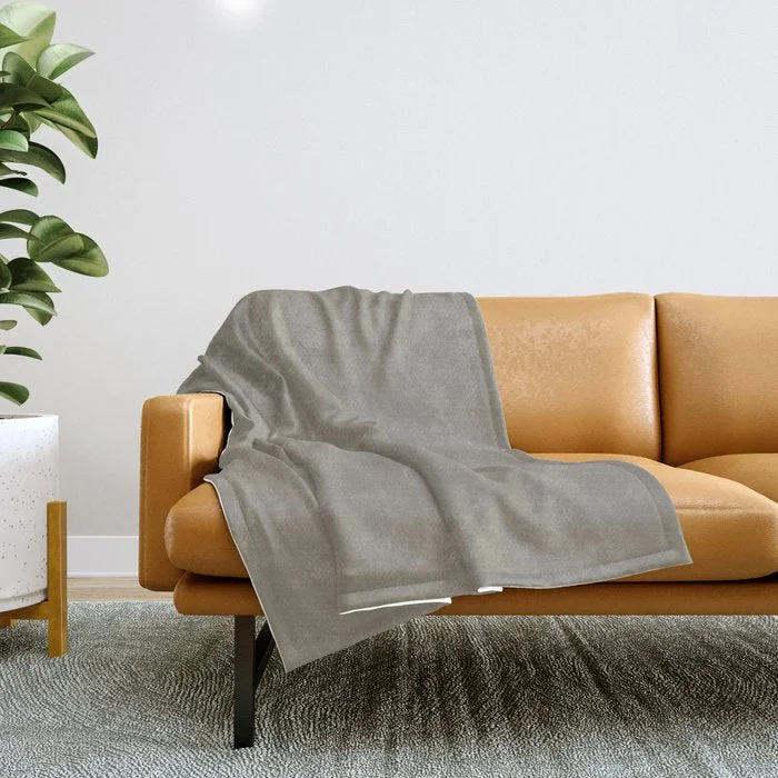 Weekend Bargain Deals Brownish Gray Solid Color 2022 Trending Hue Sherwin Williams Felted Wool SW 9171 Throw Blanket Weekend Bargain Deals Brownish Gray Solid Color 2022 Trending Hue Sherwin Williams Felted Wool SW 9171 Throw Blanket