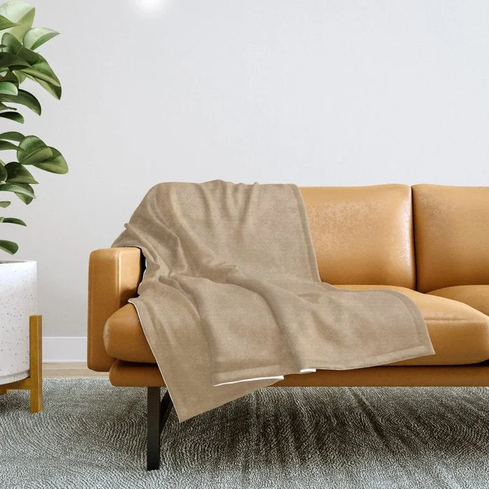 Weekend Bargain Shopping Camel Beige Solid Color Accent Shade / Hue Matches Sherwin Williams Stonebriar SW 7693 Throw Blanket Weekend Bargain Shopping Camel Beige Solid Color Accent Shade / Hue Matches Sherwin Williams Stonebriar SW 7693 Throw Blanket