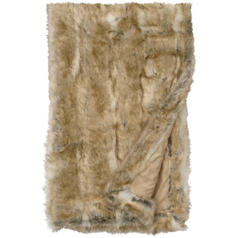 Buy More, Save More Canadian Fox Faux Fur Throw Blanket