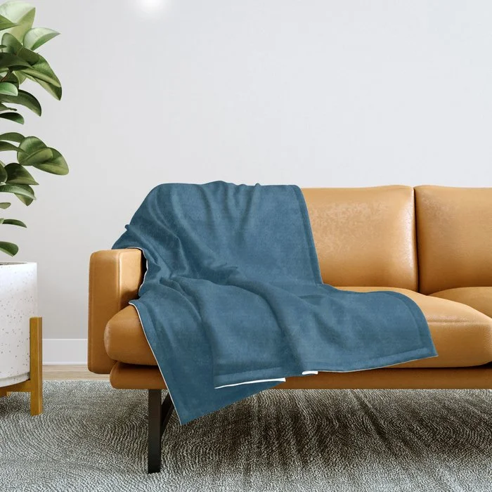 Weekend Shopping Madness Captivating Dark Blue Green Solid Color Pairs To Sherwin Williams Regatta SW 6517 Throw Blanket Weekend Shopping Madness Captivating Dark Blue Green Solid Color Pairs To Sherwin Williams Regatta SW 6517 Throw Blanket