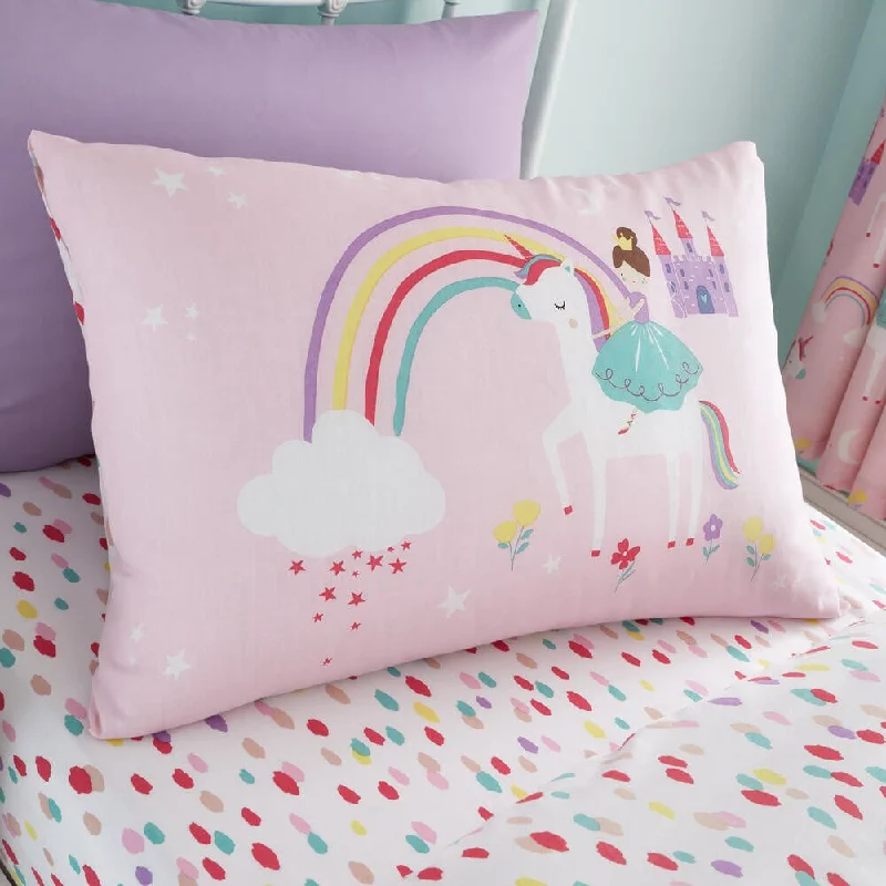 Flash Shopping Deal Castle Unicorn Fitted Sheet
