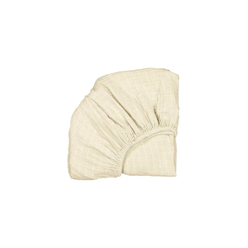 Weekend Sale Extravaganza Charlie Crane KUMI Crib Fitted Sheet - Milk