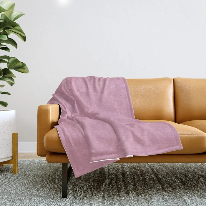 Limited Stock Cheerful Dark Pastel Pink Solid Color Pairs To Sherwin Williams Haute Pink SW 6570 Throw Blanket Limited Stock Cheerful Dark Pastel Pink Solid Color Pairs To Sherwin Williams Haute Pink SW 6570 Throw Blanket