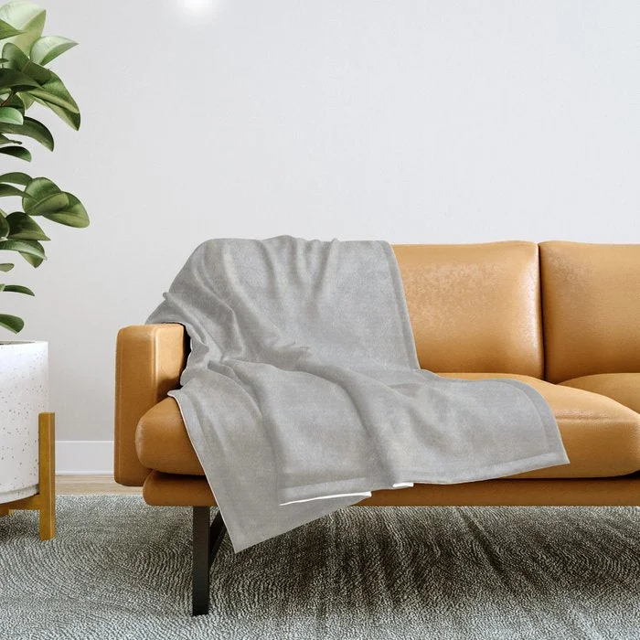 Seasonal Discounts Cityscape Light Gray Solid Color Accent Shade / Hue Matches Sherwin Williams Silverplate SW 7649 Throw Blanket Seasonal Discounts Cityscape Light Gray Solid Color Accent Shade / Hue Matches Sherwin Williams Silverplate SW 7649 Throw Blanket